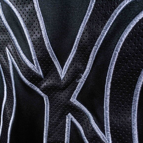 New York Yankees Logo Spell Out Zip Up Jacket Majestic Hooded 4XL MLB Baseball - Picture 7 of 10